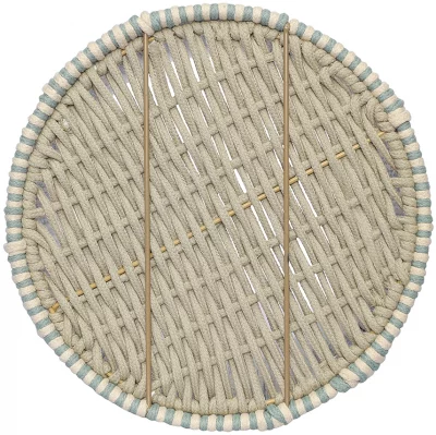 Корзина плетеная Dholak Mint Ethnic 35X35X45 CM 6
