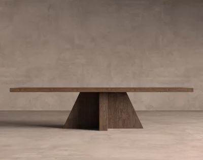 Обеденный стол Brutalist 260X110X76 CM 7