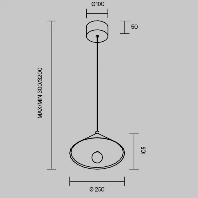 Подвесной светильник Bell 25X25X30 CM 6