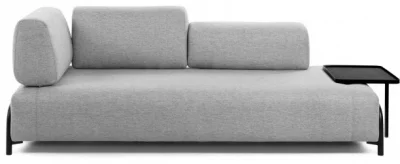 Диван трансформер Compo 252X98X82 CM светло серый 5