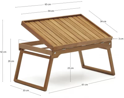 Поднос-столик Mani 65X34X29 CM 4