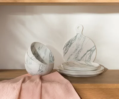 Набор из двух тарелок Marble Ø26 CM 5