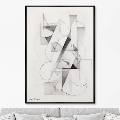 Постер на холсте Search for the Forms 75X105 CM 6