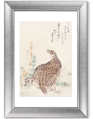Диптих Uzura Hibari 51X71 / 51X71 CM 4