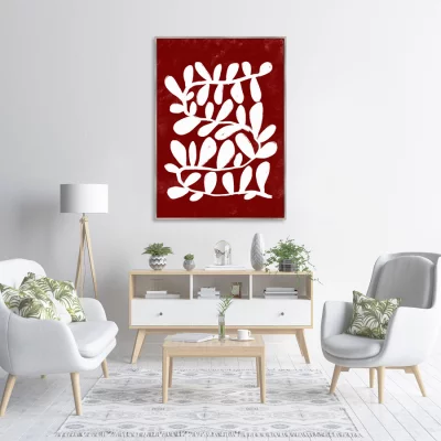 Репродукция на холсте Branches in color No1 75X105 CM 3