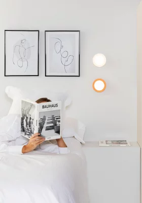 Настенный/потолочный светильник May коралловый LED 4W 2700K 12X8 CM 21