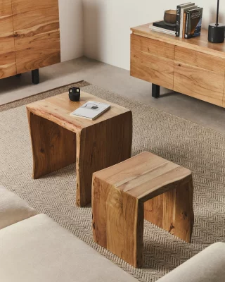Комплект из двух столиков Lomiri 40X50X50 / 40X35X42 CM 5