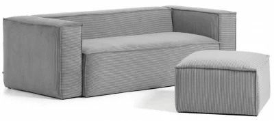 Диван Blok 210X100X69 CM серого цвета 6