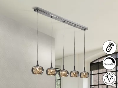 Подвесной светильник Arian 5L DIMABLE 105X13X18 CM 4