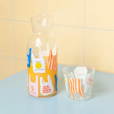 Набор из графина и стакана corner shop, thank you bag 5