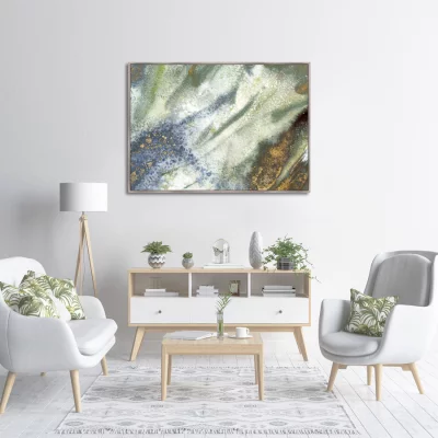 Репродукция картины на холсте Rainy day 105X75 CM 3