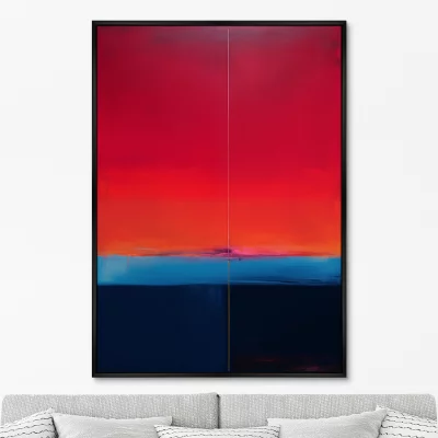 Постер на холсте Color Eclipse 75X105 CM 6