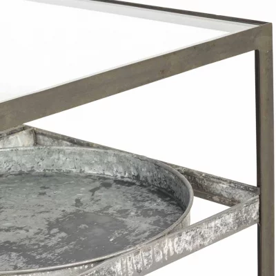 Cтолик в индустриальном стиле Demmi 128X84X46 CM 3