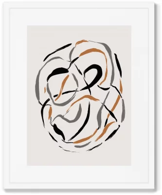 Комплект из двух постеров Calligraphic love 42X52 / 42X52 CM 3