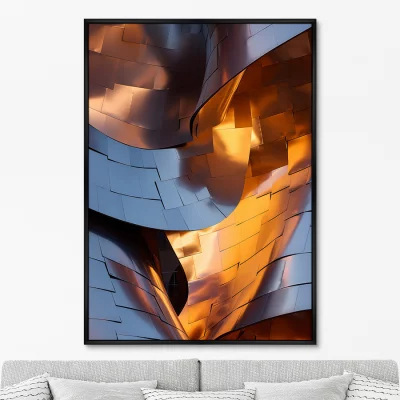 Постер на холсте Form light and shadows 75X105 CM 6