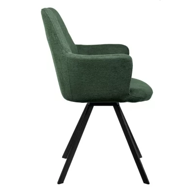 Комплект из 2 стульев Grant зелёный шенилл на поворотном механизме 120X61X92 CM 5