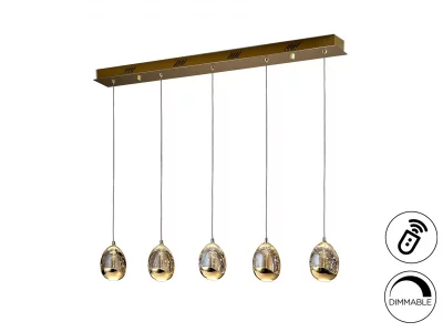 Подвесной светодиодный светильник Rocio 5L 96X9X95 CM 5