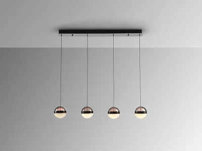 Подвесной светильник Orbes 4L черный хром 90X12X12 CM 13