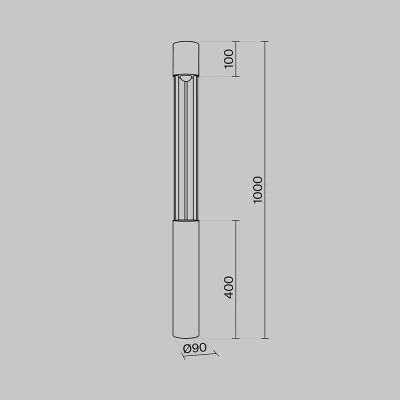 Ландшафтный светильник Милль 90X90X1000 CM 14