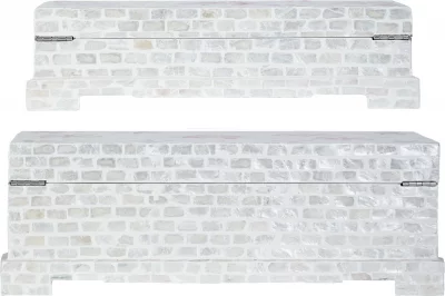 Набор из двух шкатулок Fion 40X23X14 / 34X17X9 CM 6