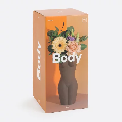 Ваза для цветов body, black, 23 см 9