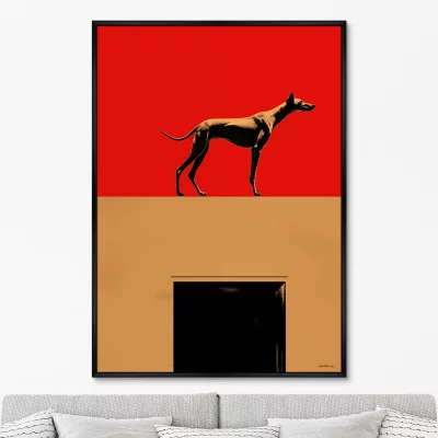 Постер на холсте The two in one space 75X105 CM 6