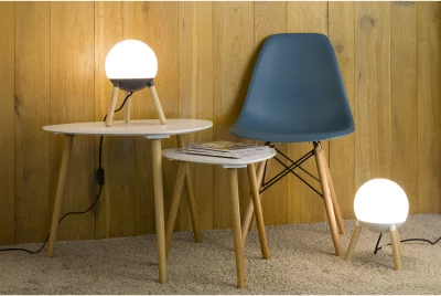 Настольная лампа Mine 19X19X30 CM белая 3