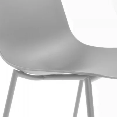 Стул на стальном каркасе Whatts 88X47X52 CM серый 4