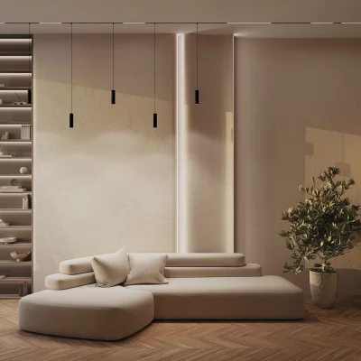 Трековый подвесной светильник Focus LED черный 13