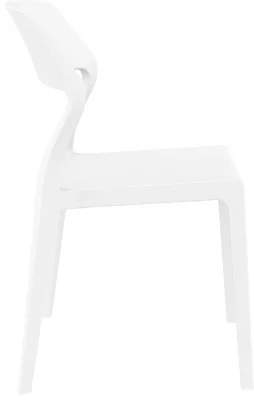 Стул пластиковый Snow 52X56X83 CM белый 4