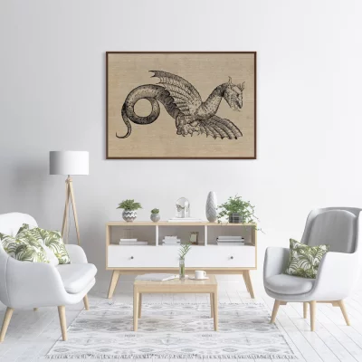 Постер на холсте The Medieval period 105X75 CM 3