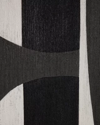 Абстрактная картина Onure черно-белая 120X200.5X4.8 CM 5