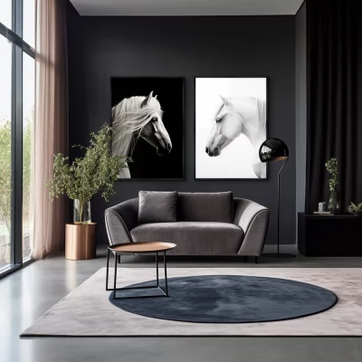 Набор из двух постеров на холсте Grace of the horses 75X105 / 75X105 CM 4