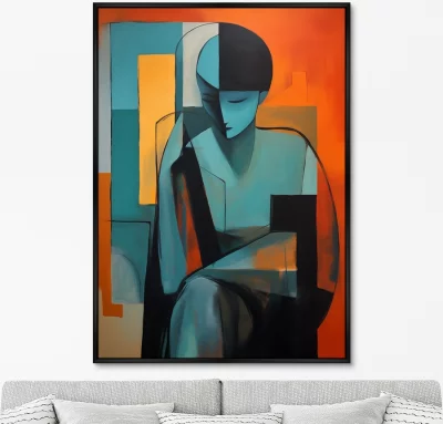 Репродукция на холсте And I miss you too 75X105 CM 6