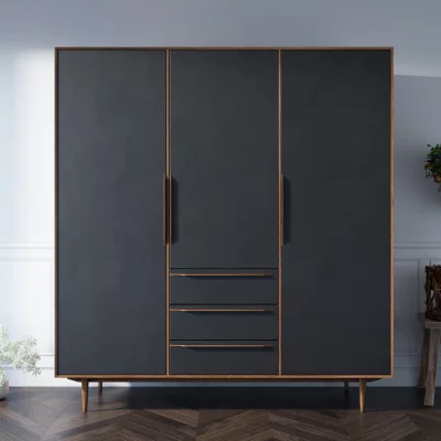 Шкаф в скандинавском стиле Bruni 179X55X195 CM 4