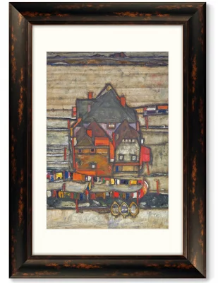 Диптих Houses with Laundry 51X71 / 51X71 CM 3