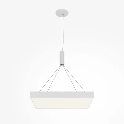 Потолочный светильник Zon квадратный белый 60x60 см 6