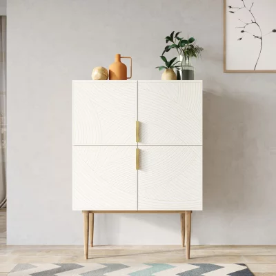 Комод Line 90X50X125 CM beige 4