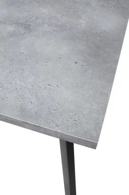 Раскладной обеденный стол BRICK M 120 Бетон Портленд / Чёрный 120X85X75 CM 10