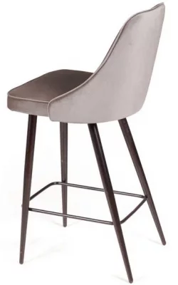 Стул полубарный Oliver 47X50X99 CM пепельно-бежевый 5