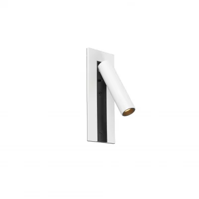 Бра с ридером USB белое LED 4W 2700K 18.5X8X6.9 CM 10