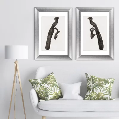 Диптих Magpie Birds of Paradise 51X71 / 51X71 CM 5
