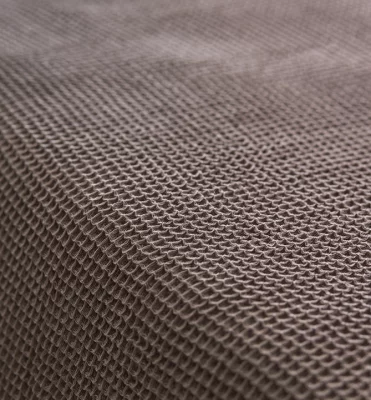 Покрывало вафельное из хлопка Essential 230X250 CM серо-бежевого цвета 5