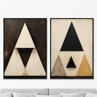 Набор из двух постеров на холсте Wigwam 75X105 / 75X105 CM 8