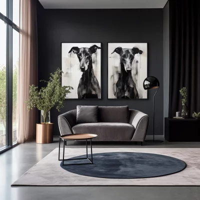 Набор из двух постеров на холсте Tender look 75X105 / 75X105 CM 4