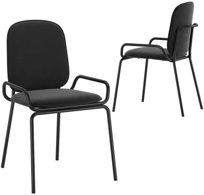 Стул Ror double frame 50X56X82 CM чёрный 6