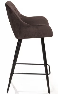 Стул полубарный Robert 48X49X93 CM антрацит 3