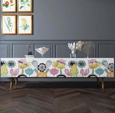Комод под телевизор Berber 180X45X50 CM 3