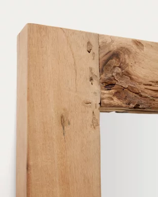 Зеркало из дерева Maden с натуральной отделкой 50X6X120 CM 3