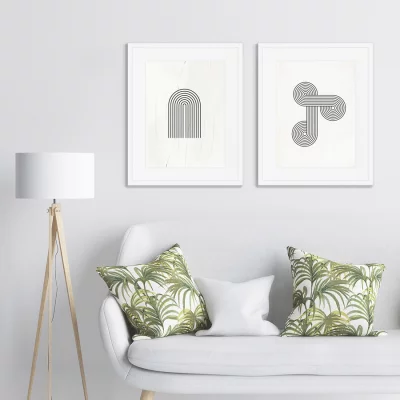 Диптих The Play of Forms No5 42X52 / 42X52 CM 4